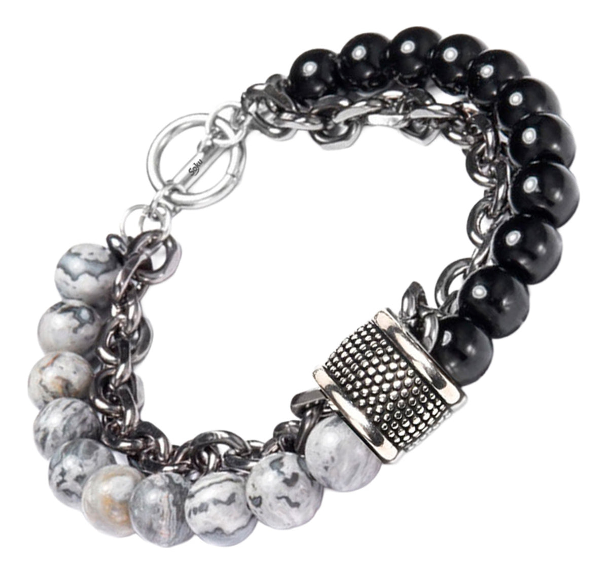 Soku Pulsera Suerte Poder Obsidiana Ojo De Tigre Natural
