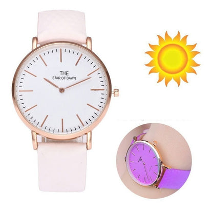 5 Reloj Camaleon Mayoreo Mujer Piel Vinil Dama Proveedor