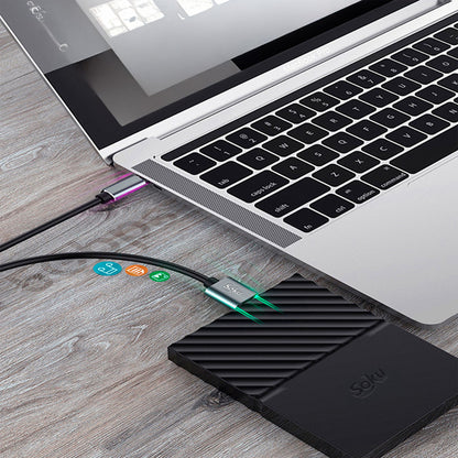 Soku Cable Disco Duro Usb 3.0 Tipo C A Micro B Rapido 5gbps
