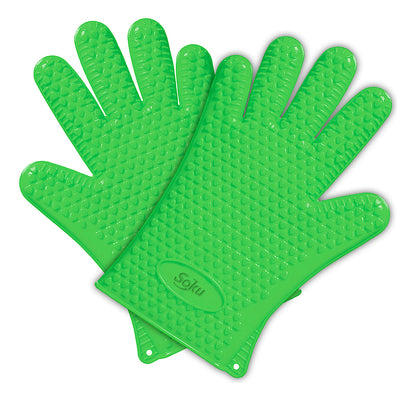 Soku Guantes Antideslizantes Silicona Horno Térmico Agarre