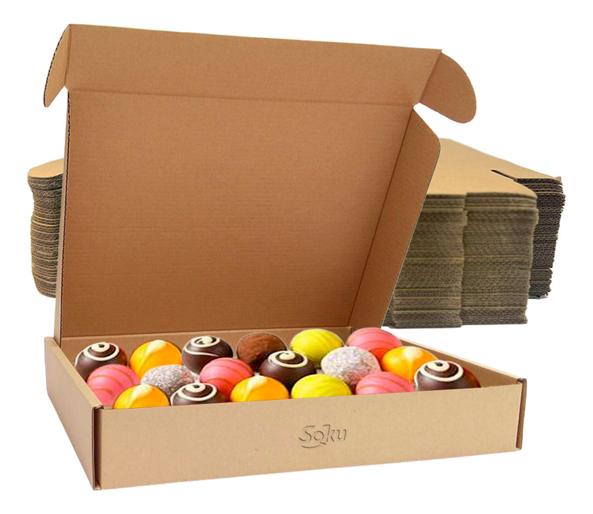 50 Cajas Mini Pizza Resistentes Calidad Envíos Regalos