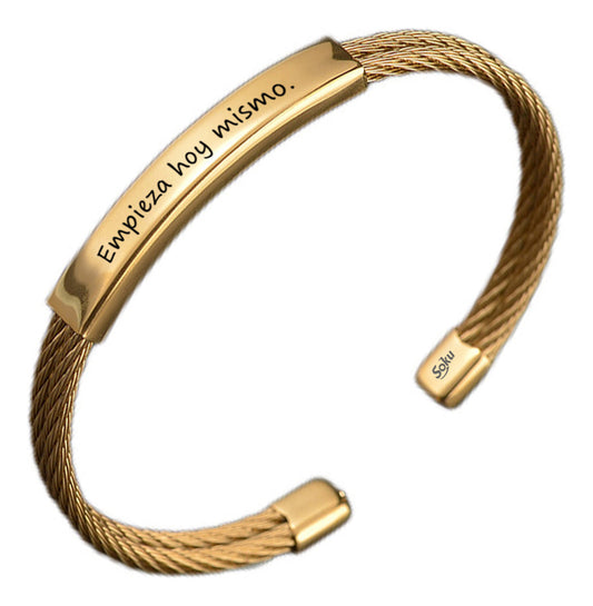 Soku Pulsera Mensaje Personalizado Dedicatoria Amor Motiva