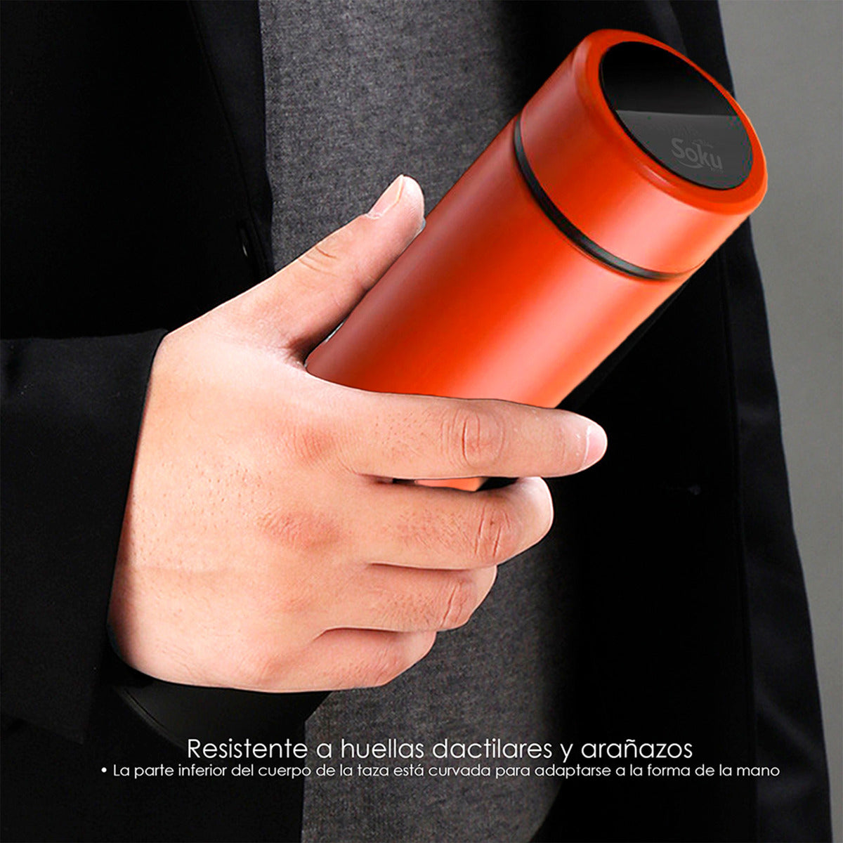 Soku Termo Personalizada Inteligente Touch Acero Inoxidable