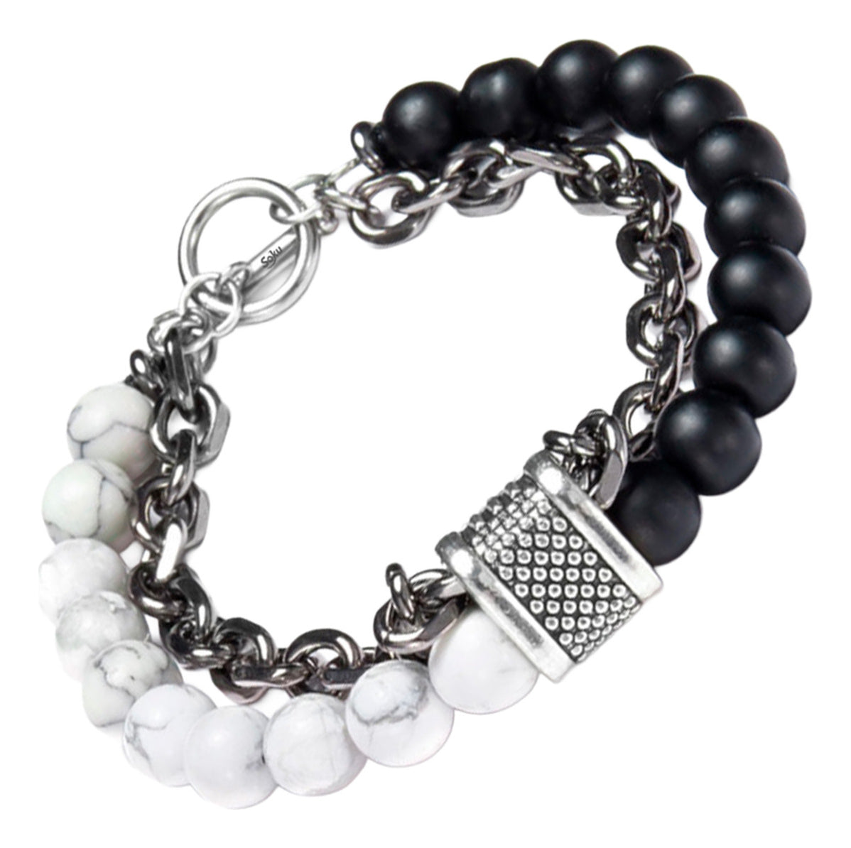 Soku Pulsera Suerte Poder Obsidiana Ojo De Tigre Natural