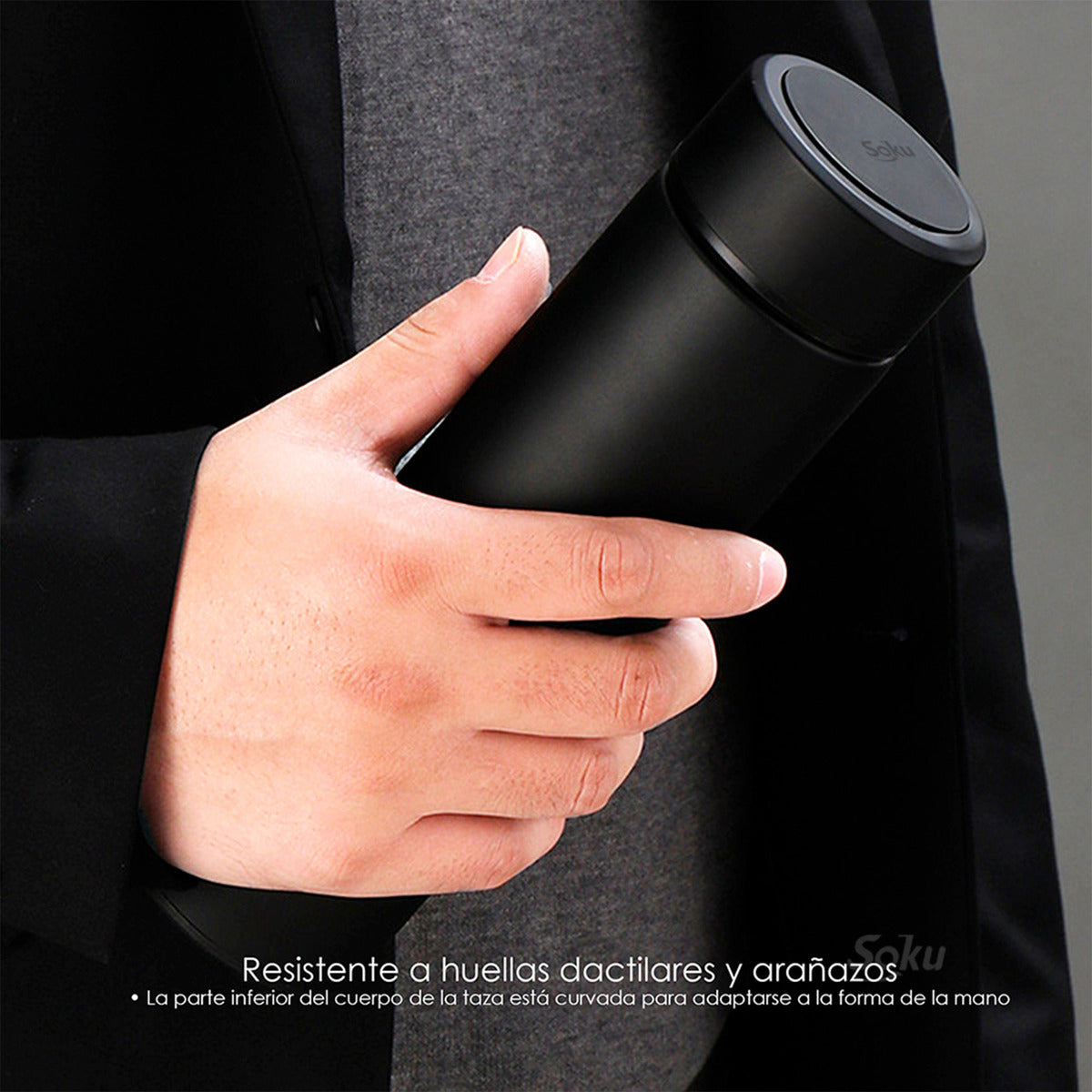 Soku Termo Personalizada Inteligente Touch Acero Inoxidable