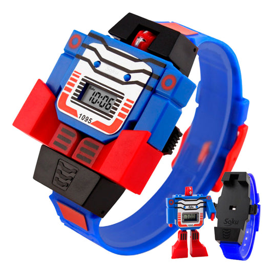 Reloj  Robot Led Moda Niños Infantil Accion Regalo