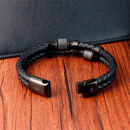 Soku Pulsera Personalizada Micro Piel Inoxidable Titanio