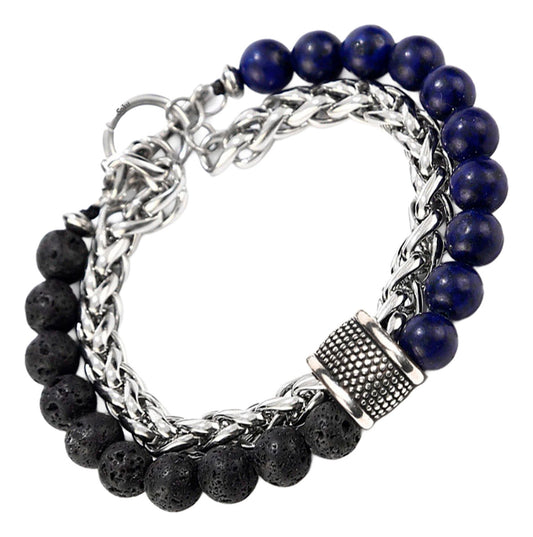 Soku Pulsera Suerte Poder Obsidiana Ojo De Tigre Natural