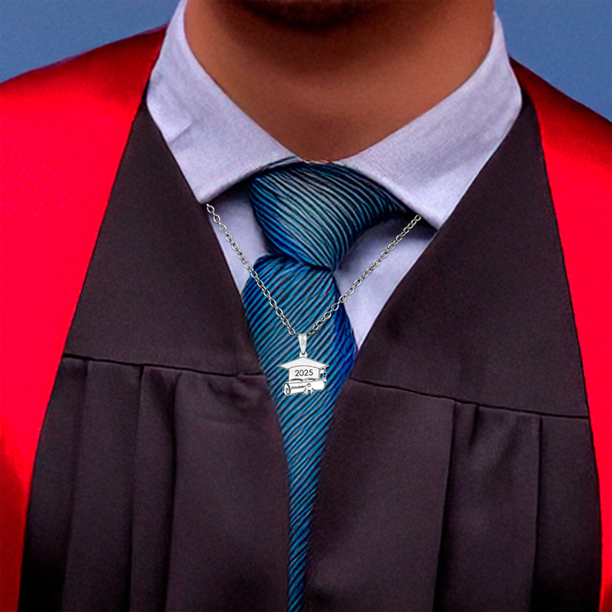 Soku Dije Personalizado Birrete Graduación Titulo Collar