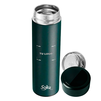 Soku Termo Personalizada Inteligente Touch Acero Inoxidable